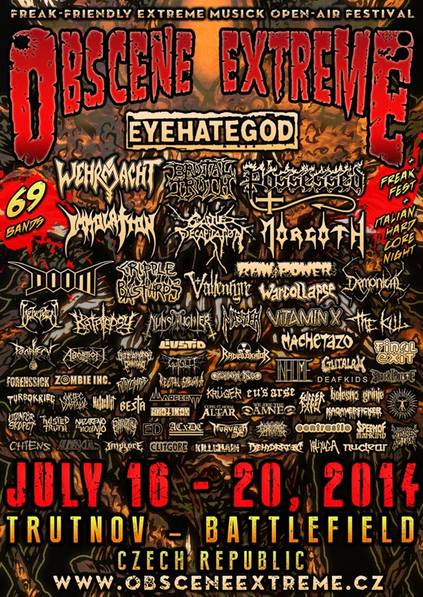 Obscene Extreme 2014