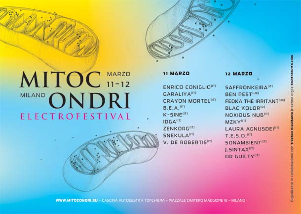 Saffronkeira, Enrico Coniglio e Ben Pest a Mitocondri (11-12 marzo, Milano)