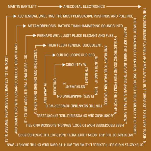 Martin Bartlett - Anecdotal Electronics